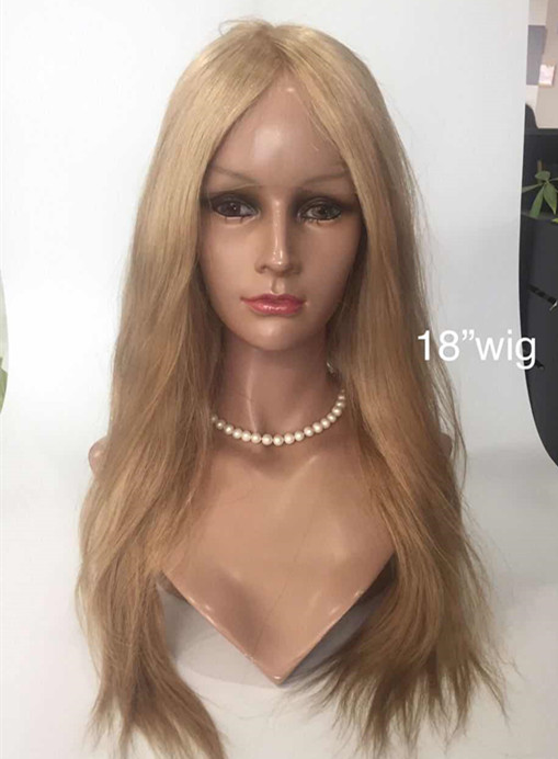 Factory wholesale virgin full lace wig with silk base straight hair YL270